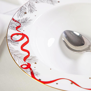 Салатница Valerie Concept "Новогодняя лента"